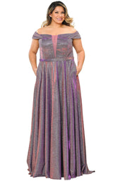 12 of 44 Lindas W1060 Dress Red-Purple
