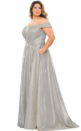 9 of 44 Lindas W1060 Dress Silver-Gold