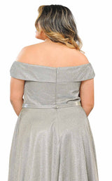 42 of 44 Lindas W1060 Dress Silver-Gold