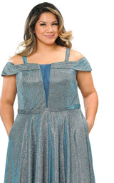 27 of 44 Lindas W1060 Dress Teal
