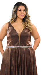 13 of 24 Lindas W1062 Dress Bronze