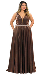 1 of 24 Lindas W1062 Dress Bronze