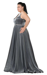 7 of 24 Lindas W1062 Dress Dark-Silver