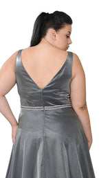 23 of 24 Lindas W1062 Dress Dark-Silver