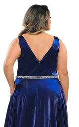 24 of 24 Lindas W1062 Dress Navy