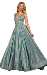 3 of 24 Sherri Hill 52960 Aqua