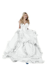 6 of 28 Sherri Hill 51578 Ivory