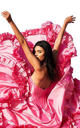 21 of 28 Sherri Hill 51578 Fuchsia