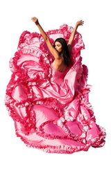 7 of 28 Sherri Hill 51578 Fuchsia