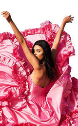 21 of 28 Sherri Hill 51578 Fuchsia