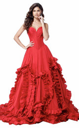 5 of 28 Sherri Hill 51578 Red