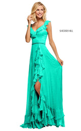3 of 30 Sherri Hill 52643 Aqua
