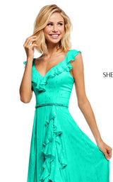 18 of 30 Sherri Hill 52643 Aqua