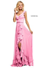 7 of 30 Sherri Hill 52643 Light Pink