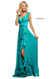 1 of 30 Sherri Hill 52643 Turquoise