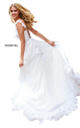 12 of 30 Sherri Hill 52643 Ivory