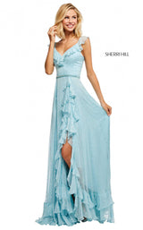 10 of 30 Sherri Hill 52643 Light Blue
