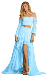 1 of 28 Sherri Hill 52756 Light Blue
