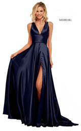 11 of 24 Sherri Hill 52922 Navy