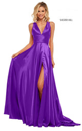 2 of 24 Sherri Hill 52922 Purple