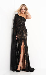 1 of 6 Jovani 00866 Black