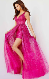 5 of 8 Jovani 22391 Fuchsia