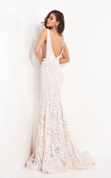 4 of 12 Jovani 02753BG Blush-Nude