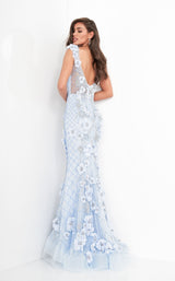 3 of 6 Jovani 02773 Light-Blue