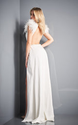 3 of 6 Jovani 02833BG Off White
