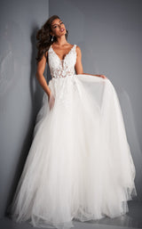 3 of 10 Jovani 02840 Ivory