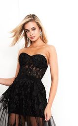8 of 13 Jovani 02845 Black