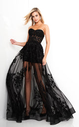 1 of 13 Jovani 02845 Black