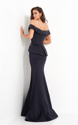 3 of 6 Jovani 02924BG Navy