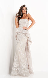 2 of 5 Jovani 02966BG Silver