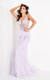 2 of 22 Jovani 03023 Lilac