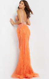 9 of 22 Jovani 03023 Orange