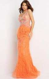 18 of 22 Jovani 03023 Orange