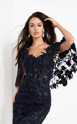 4 of 5 Jovani 03158 Navy