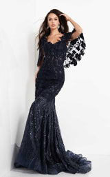2 of 5 Jovani 03158 Navy