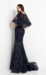 3 of 5 Jovani 03158 Navy