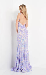 3 of 6 Jovani 03446 Lilac-Nude