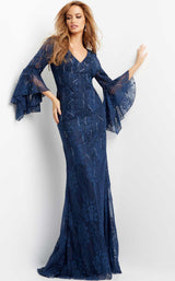 1 of 4 Jovani 03511 Navy