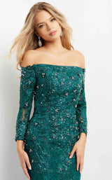 3 of 4 Jovani 03651 Emerald