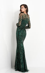 3 of 6 Jovani 03936 Dark Green