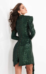 3 of 3 Jovani 04270BG Green