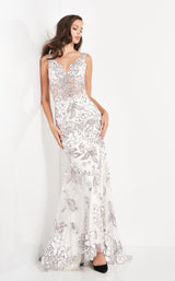 2 of 6 Jovani 04332BG Off White