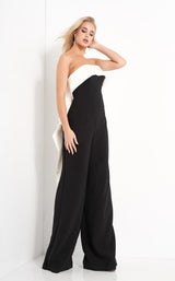 3 of 8 Jovani 04355 Black/Ivory