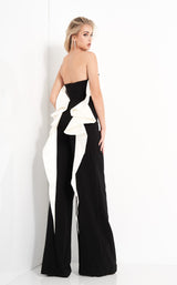 4 of 8 Jovani 04355 Black/Ivory