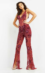 3 of 5 Jovani 04402BG Burgundy