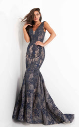 2 of 6 Jovani 04585 Navy